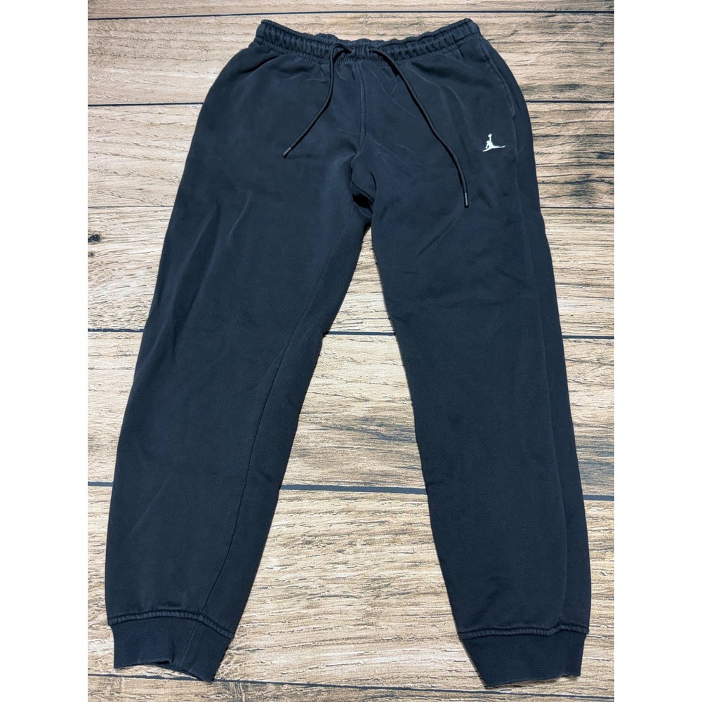 Jordan Brand Sweatpants Mens Medium Black Fleece Joggers FV7277-010 Jumpman